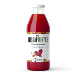 Jus de Fleurs d'hibiscus (Bissap) menthe 1 litre