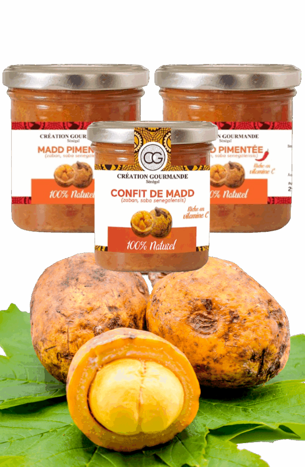 Pack promo de 3 pots de madd sucrés ou pimentés